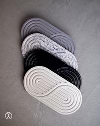 Gambar CONCREATE Coaster Double Nubia / Tatakan Gelas / Coaster Panjang - Hitam dari Concreate living undefined 5 Tokopedia