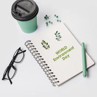 Gambar Stiker Journal Daun-Hijau untuk Notebook, Planner, Bullet Journal dari Bukuqu Stationery undefined 2 Tokopedia