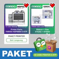 Gambar Paket Cetak Kartu E-KTP Fargo HDP5600 Single Side 600 Dpi dari Barcode Store Solutions undefined 1 Tokopedia