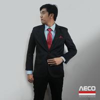 Gambar AECO Jas Blazer Pria Spy Black and Navy - celana hitam, XXL dari aecosquad_official undefined 4 Tokopedia