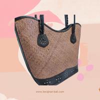 Gambar Tas Rotan Kulit / Rattan Bag 2 dari Elha Interior undefined 4 Tokopedia