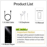 Gambar Tengsen MP3 Player Digital Audio Player Bluetooth Touchscreen 8GB X3 dari web komputindo undefined 5 Tokopedia