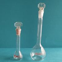 Gambar Labu Ukur Clear glass Stopper /Volumetric Flask / labu ukur - 10 ml dari TOKO PHOENIX Surabaya undefined 1 Tokopedia