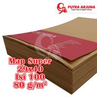 Gambar CADERA AMPLOP COKLAT, MAP SUPER - 29x40, 80gsm - per pack 100 pcs dari PUTRA ARJUNA PRINT undefined 2 Tokopedia