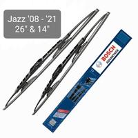 Gambar Wiper Blade Jazz Gen 2 Gen 3 GE8 GK5 2008 2021 Bosch Ukuran 26 14 Inch dari Suryajaya Spareparts undefined 1 Tokopedia