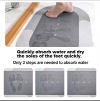 Gambar Keset Viral Keset Diatomite Semi Circle Anti Slip Kamar Mandi (E-6) - Oren Shower dari Qstore22_ undefined 3 Tokopedia