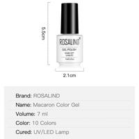 Gambar ROSALIND MACARON Series Nail Gel Polish UV Kuteks kuku Pastel Color - A908 dari Rosalind Official Store undefined 4 Tokopedia