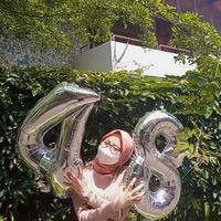 Gambar Balon Foil Jumbo 80cm / 80 cm Angka Gold Silver - gold, 3 dari Ivoryshopbdg undefined 5 Tokopedia