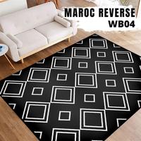 Gambar MAROC Karpet Lantai 100x150 WB04 Full Black dari Art Carpet Mart undefined 1 Tokopedia