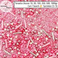 Gambar Sprinkel Mutiara Hati Pink 100gr (C3-16)/ Springkel Sprinkle Pearl Kue - 16 (P) dari Sentral Baking undefined 2 Tokopedia