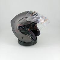 Gambar Helm Half Face INK Dynamic Solid Gunmetal Matt Grey Doff Doft Abu abu - L dari DK Helm_NEW undefined 5 Tokopedia