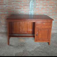 Gambar Meja Kantor, Meja Kerja, Meja Belajar Tulis, Kayu Jati dari CV. Rico Art Furniture undefined 1 Tokopedia