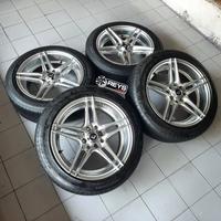 Gambar Velg Mobil R16 Vorsteiner second Like New+Ban Accelera/BS 185/55R16 dari Reys Velg undefined 2 Tokopedia