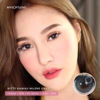 Gambar Softlens Kitty Kawaii Milene Gray Brown Original MySoftlens dari MySoftlens undefined 2 Tokopedia