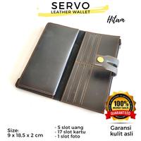 Gambar Servo Dompet Wanita Panjang Kulit Sapi Asli 100% Unisex - Cokelat dari Killua Adventure undefined 4 Tokopedia