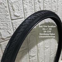 Gambar Ban Luar Sepeda 26 x 1.50 Deli Tire Swallow SA-235 Kembang Halus dari LilsunshineshopBikePart undefined 2 Tokopedia