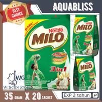 Gambar MILO NESTLE 3in1 isi 20 sachet X 35g SUSU serbuk coklat 20 pcs dari Wingunstore undefined 1 Tokopedia
