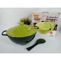 Gambar golden dragon colander tempat nasi tutup dan centong - Merah dari nomushop undefined 4 Tokopedia
