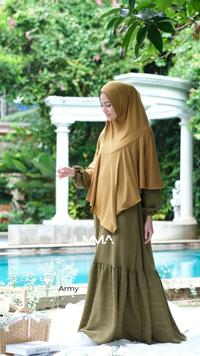 Gambar Umma Syari Gamis Sukka Dress Menyusui Motif Polos griya mey - burgundy, M 100/140 dari griya_mey undefined 5 Tokopedia