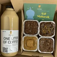 Gambar Paket Fudgy Brownies Cup (Box of 4) - Premium, Java (250ml) dari browncoffeeid undefined 2 Tokopedia