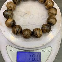 Gambar Aksesoris Gelang Kayu Gaharu Ulir Asli Alami Merauke 14 butir 16mm dari Alsoftashop undefined 4 Tokopedia