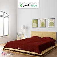 Gambar sprei set 120&180 Katun Jacquard Polos Emboss setara fatta/rosewell-2 dari Best Pneumatic undefined 4 Tokopedia