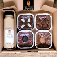 Gambar Paket Fudgy Brownies Cup (Box of 4) - Premium, Java (250ml) dari browncoffeeid undefined 4 Tokopedia
