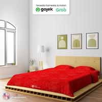 Gambar sprei set 120&180 Katun Jacquard Polos Emboss setara fatta/rosewell-2 dari Best Pneumatic undefined 3 Tokopedia