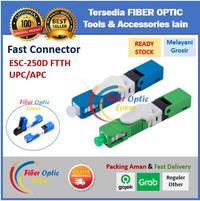Gambar FTTH ESC250D FAST CONNECTOR FIBER OPTIK SINGLE MODE - SC-UPC/SC-APC - UPC (Biru) dari Fiber Optic Lover undefined 1 Tokopedia