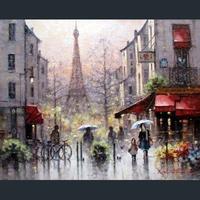 Gambar lukisan dinding minimalis/dekorasi dinding/pemandangan kota paris - paris 01 dari dwiputra art99 undefined 4 Tokopedia