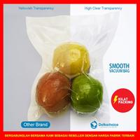 Gambar PLASTIK VACUUM VACUM VAKUM BAG SEALER MAKANAN POLOS DELKO 13x36 SATUAN dari kilat packing undefined 4 Tokopedia