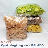 Gambar KERIPIK OPAK SINGKONG KOIN RASA BALADO MENTAH SIAP GORENG 250GRAM dari nanang waroen99 undefined 5 Tokopedia