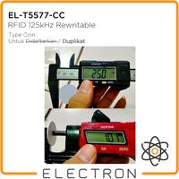 Gambar T5577 Koin Bulat RFID 125kHz Proximity Rewritable Coin Copy Clone Tag dari Electron ID_NEW undefined 4 Tokopedia