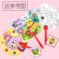 Gambar Mainan Edukasi DIY Mewarnai Kipas Prakarya Anak Art craft - Spidol 6 in 1 dari Lunabebe undefined 3 Tokopedia