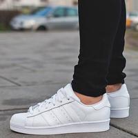 Gambar Adidas Superstar Foundation pack Triple white all white Original dari Klorel Store undefined 4 Tokopedia
