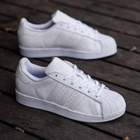 Gambar Adidas Superstar Foundation pack Triple white all white Original dari Klorel Store undefined 2 Tokopedia
