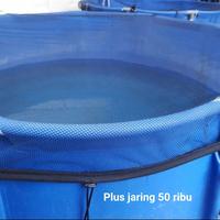 Gambar kolam VAT karantina ikan S D100 T50 Small Pulau Ratu Koi full set terpal rucika orchid - tanpa jaring, polos dari Pulau Ratu Koi undefined 3 Tokopedia