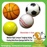 Gambar Mainan Bola Gabus Busa Hewan Anjing Kucing - Sponge Ball Dog Cat Toys dari Alkins Pet Shop undefined 1 Tokopedia