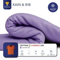 Gambar KAIN COTTON COMBED 24S LAVENDER + RIB (BAHAN KAOS) dari Toko Bahan Kaos & Kain Knitto undefined 1 Tokopedia