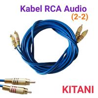Gambar Kabel Rca 2 ke 2 KITANI Audio Video Cable Male Male Panjang 10-50Meter - 20 Meter dari SINAR CERIA ELEKTONIK undefined 4 Tokopedia