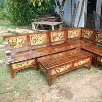 Gambar KURSI TAMU L FULL JATI dari GizanoJayaFurniture undefined 1 Tokopedia