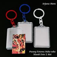 Gambar Gantungan Kunci Bingkai Foto Dua Sisi Bahan Akrilik Warna warni - Putih dari Arjun@ Store undefined 2 Tokopedia