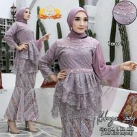 Gambar Set Kebaya Lady Kebaya Tulle Modern Kebaya Pesta Wisuda Lamaran - LILAC, SETELAN dari xalistor undefined 1 Tokopedia