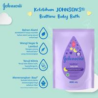 Gambar JOHNSON'S Bedtime Baby Bath - Sabun Bayi 2in1 Refill 400ml - BEDTIME Refil, 400ml dari Homi_Mart undefined 3 Tokopedia