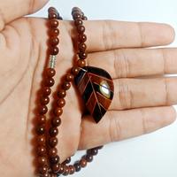Gambar kalung kayu kokka asli uk 5mm jumlah buletan 100 butir - polos dari Najmanasyifa undefined 1 Tokopedia