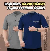 Gambar BAJU KOKO BARHI TOJIRO TOYOBO Premium Quality Kancing Saku Aktif - Putih, L dari TOKO ANDESLA undefined 1 Tokopedia