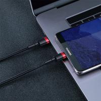Gambar BASEUS KABEL DATA TYPE C TO TYPE C FAST CHARGING CABLE CAFULE PD 60W - Merah-Hitam, 1m dari Baseus Jakarta undefined 2 Tokopedia