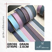 Gambar Pita Gross Grain/ Pita Kain Garis garis/ Pita Kado P:46m L: 2.5cm - Green dari Serbaserbisouvenir undefined 1 Tokopedia