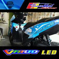 Gambar Sticker Decal Motor Honda Vario 125/150 LED Motif Doraemon Buble Star - Doff dari TAWAKKAL STICKER undefined 5 Tokopedia