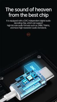 Gambar MCDODO HP-7500 Handsfree Earphone Type C Hi-Res Digital Dac In-Ear - HP-2650 dari Cia Ciaa undefined 5 Tokopedia